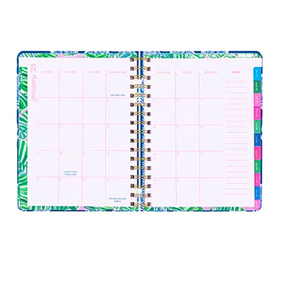 SOLD.Lilly Pulitzer Weekly Planner thru December 25 Stickers Pockets LAST ONE - Picture 8 of 10